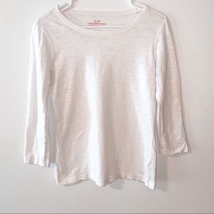 Vineyard Vines White Long Sleeve Tee Shirt Size S